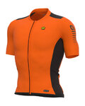 ALÉ Cyklistický dres s krátkym rukávom - R-EV1  RACE 2.0 - oranžová