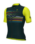 ALÉ Cyklistický dres s krátkym rukávom - LOGO PR-S - zelená