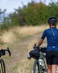 ALÉ Cyklistický dres s krátkym rukávom - R-EV1 ARTIKA LADY - ružová