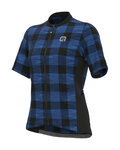 ALÉ Cyklistický dres s krátkym rukávom - OFF ROAD - GRAVEL SCOTTISH LADY - modrá