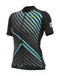 ALÉ Cyklistický dres s krátkym rukávom - PR-R FAST LADY - čierna