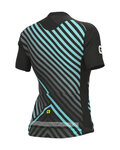ALÉ Cyklistický dres s krátkym rukávom - PR-R FAST LADY - čierna