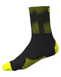 ALÉ Cyklistické ponožky klasické - SPRINT - žltá