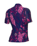 ALÉ Cyklistický dres s krátkym rukávom - LEAF PR-S - ružová
