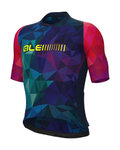 ALÉ Cyklistický dres s krátkym rukávom - VALLEY PR-E - modrá