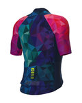 ALÉ Cyklistický dres s krátkym rukávom - VALLEY PR-E - modrá