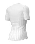 ALÉ Cyklistické tričko s krátkym rukávom - SCATTO INTIMO - biela