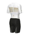 ALÉ Cyklistická kombinéza - PLAY PR-E - biela