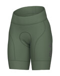 ALÉ Cyklistické nohavice krátke bez trakov - MAGIC COLOUR PR-E - zelená