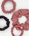 ATHLEEYA gumičky do vlasov - SCRUNCHIE SET - bronzová