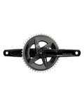 SRAM kľuky s prevodníkom - RIVAL D1 QUARQ ROAD POWER METER DUB 160 48-35 - čierna