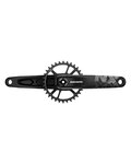 SRAM kľuky s prevodníkom - NX EAGLE FAT BIKE 4" DUB 12s 175 - čierna