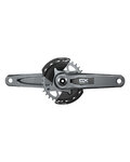 SRAM kľuky s prevodníkom - GX EAGLE Q174 CL55 DUB MTB WIDE 170mm - šedá