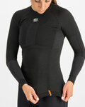 SPORTFUL Cyklistické tričko s dlhým rukávom - 2ND SKIN - čierna
