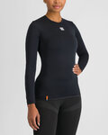 SPORTFUL Cyklistické tričko s dlhým rukávom - LIGHT - čierna