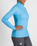 SPORTFUL Cyklistický dres s dlhým rukávom zimný - DORO W - modrá