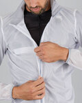 SPORTFUL Cyklistická vetruodolná bunda - HOT PACK EASYLIGHT - biela