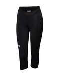SPORTFUL Cyklistické nohavice 3/4 bez trakov - NEO - čierna