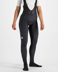 SPORTFUL Cyklistické nohavice dlhé s trakmi - FIANDRE NO RAIN - čierna
