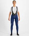 SPORTFUL Cyklistické nohavice dlhé s trakmi - FIANDRE NO RAIN - modrá