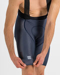 SPORTFUL Cyklistické nohavice krátke s trakmi - BODYFIT PRO AIR - modrá