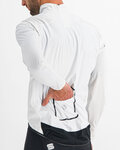 SPORTFUL Cyklistická vetruodolná bunda - HOT PACK NORAIN - biela