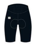 SPORTFUL Cyklistické nohavice krátke bez trakov - TOTAL COMFORT - čierna
