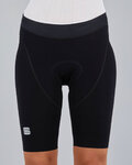 SPORTFUL Cyklistické nohavice krátke bez trakov - TOTAL COMFORT - čierna