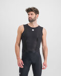 SPORTFUL Cyklistické tričko bez rukávov - THERMODYNAMIC LITE - čierna