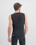 SPORTFUL Cyklistické tričko bez rukávov - THERMODYNAMIC LITE - čierna