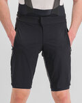 SPORTFUL Cyklistické nohavice krátke bez trakov - SUPERGIARA - čierna