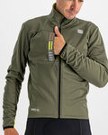 SPORTFUL Cyklistická zateplená bunda - SUPER - zelená