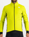 SPORTFUL Cyklistická vetruodolná bunda - NEO SOFTSHELL - žltá