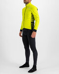 SPORTFUL Cyklistická vetruodolná bunda - NEO SOFTSHELL - žltá