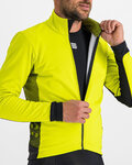 SPORTFUL Cyklistická vetruodolná bunda - NEO SOFTSHELL - žltá