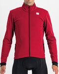 SPORTFUL Cyklistická vetruodolná bunda - NEO SOFTSHELL - červená