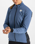 SPORTFUL Cyklistická vetruodolná bunda - NEO SOFTSHELL - modrá/čierna