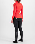 SPORTFUL Cyklistický dres s dlhým rukávom zimný - KELLY THERMAL - červená
