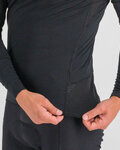 SPORTFUL Cyklistické tričko s dlhým rukávom - SOTTOZERO - čierna