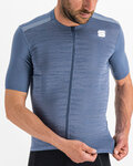 SPORTFUL Cyklistický dres s krátkym rukávom - SUPERGIARA - modrá