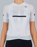 SPORTFUL Cyklistický dres s krátkym rukávom - EVO - biela