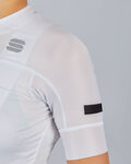 SPORTFUL Cyklistický dres s krátkym rukávom - EVO - biela