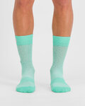SPORTFUL Cyklistické ponožky klasické - MATCHY - svetlo zelená