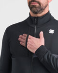 SPORTFUL Cyklistická zateplená bunda - GIARA SOFTSHELL - čierna