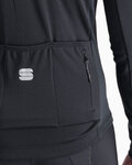 SPORTFUL Cyklistická zateplená bunda - GIARA SOFTSHELL - čierna