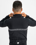 SPORTFUL Cyklistická zateplená bunda - GIARA SOFTSHELL - čierna