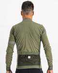 SPORTFUL Cyklistický dres s dlhým rukávom zimný - SUPERGIARA THERMAL - zelená