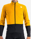 SPORTFUL Cyklistická vetruodolná bunda - TOTAL COMFORT - žltá/čierna