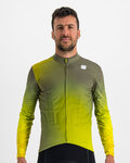 SPORTFUL Cyklistický dres s dlhým rukávom zimný - ROCKET THERMAL - zelená
