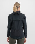 SPORTFUL Cyklistická zateplená bunda - METRO SOFTSHELL - čierna